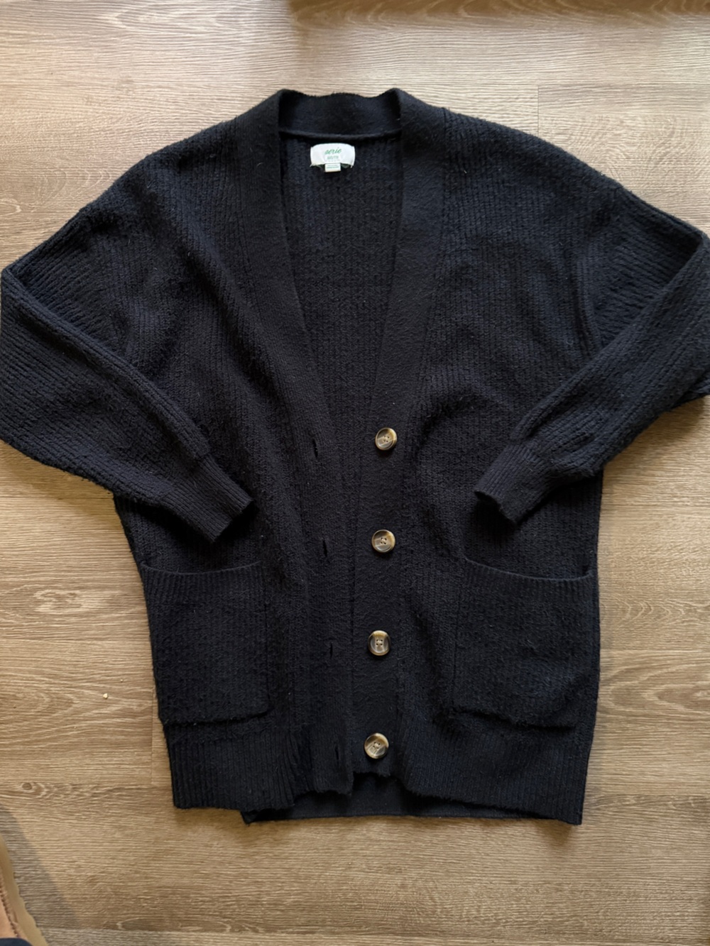 Aerie oversized black cardigan